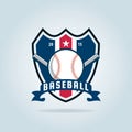 Baseball badge sport logo