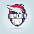 Baseball badge sport logo