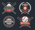 Baseball Badges and Labels, Sport Logo Design