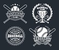 Baseball Badges and Labels, Sport Logo Design