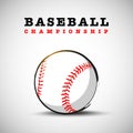 Baseball ball background