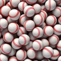 Baseball ball background. Generate Ai Royalty Free Stock Photo
