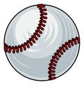 Baseball Ball Cartoon Sports Icon Illustration