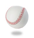 Baseball ball close-up on a white background Royalty Free Stock Photo