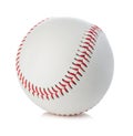 Baseball ball close-up on a white background Royalty Free Stock Photo