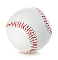 Baseball ball close-up on a white background Royalty Free Stock Photo