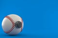 Baseball ball with combination lock