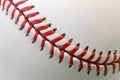 Baseball ball detail Royalty Free Stock Photo