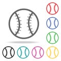baseball ball. Element of sport multi colored icon for mobile concept and web apps. Icon for website design and development, app d Royalty Free Stock Photo