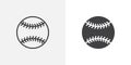 Baseball ball icon Royalty Free Stock Photo