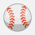 Baseball ball icon, cartoon style Royalty Free Stock Photo