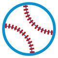 Baseball ball icon. Professional sport event symbol