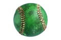 Baseball ball isolated over a white background. Weighted Ball. Royalty Free Stock Photo