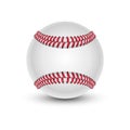 Baseball ball with shade. Softball or hardball