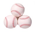 Baseball. Balls isolated on white Royalty Free Stock Photo