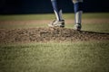 Baseball Pitcher On Pitching Mound Royalty Free Stock Photo