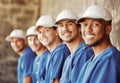 Baseball, baseball team and happy portrait smile ready for training, exercise or practice. Sports, teamwork and group of Royalty Free Stock Photo