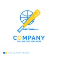 baseball, basket, ball, game, fun Blue Yellow Business Logo temp