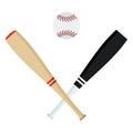 Baseball bat ball Royalty Free Stock Photo