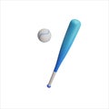 Baseball 3D render icon