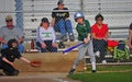 Baseball Batter hitting the ball