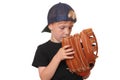 Baseball boy Royalty Free Stock Photo