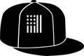 Baseball cap with americal flaq svg vector file with image file