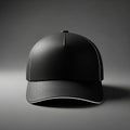 Baseball cap featuring a smooth rounded crown and a slightly curved Royalty Free Stock Photo
