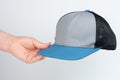 Baseball cap with mesh back Royalty Free Stock Photo