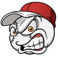 Baseball Cartoon Ball Royalty Free Stock Photo