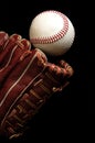Baseball catch Royalty Free Stock Photo