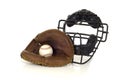 Baseball Catcher's Gear Royalty Free Stock Photo
