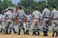 Baseball ceremonial handshake Royalty Free Stock Photo