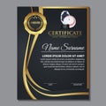 Baseball Certificate Design With Gold Cup Set Vector. baseball. Sports Award Template