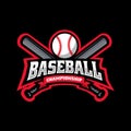 Baseball Championship Ready Made Logo Vector Isolated