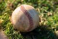 Baseball Close Up on Field