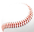 Baseball stich closeup Royalty Free Stock Photo