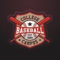 Baseball club badge, Sport logo template design