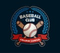 Baseball club badge, Sport logo template