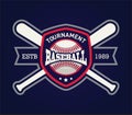 Baseball club badge, Sport logo template design