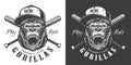 Baseball club mascot label