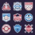 Baseball Colored Emblems