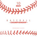 Baseball competition poster