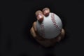 Baseball Curveball Grip Royalty Free Stock Photo