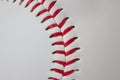 Baseball detail close-up Royalty Free Stock Photo