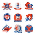 Baseball Emblems Set