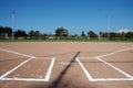 Baseball field Royalty Free Stock Photo