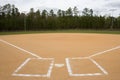 Baseball Field Royalty Free Stock Photo