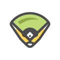 Baseball field Playground Base Vector icon Cartoon illustration Royalty Free Stock Photo