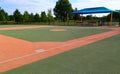 Baseball Field Third Base Royalty Free Stock Photo